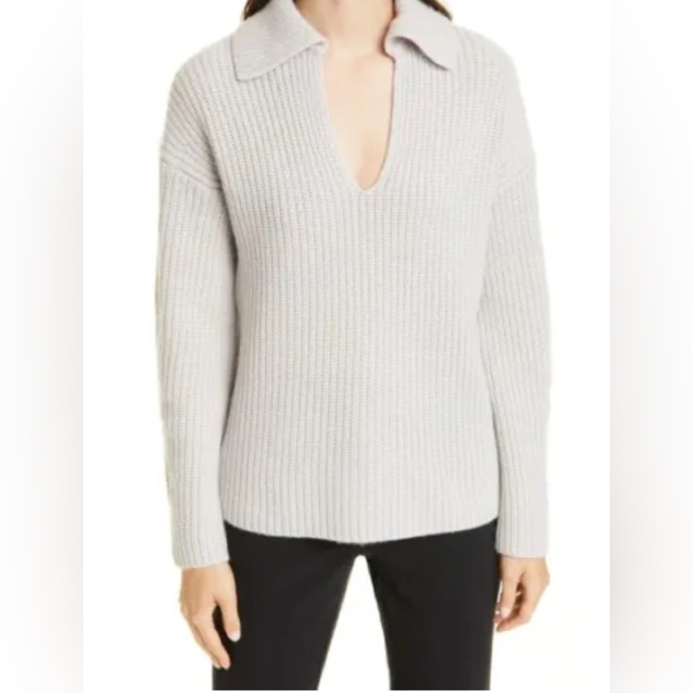 Vince gray sweater with collar